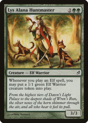 MTG LYS ALANA HUNTMASTER EXC - LYS ALANA JAGDFÜHRER - LRW - MAGIC