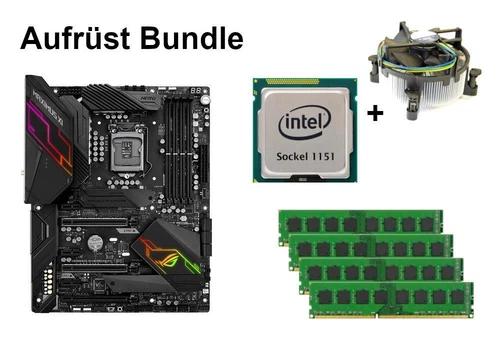 Bundle ASUS ROG Maximus XI Hero [WI-FI] + Intel Core i3 + 8GB - 32GB RAM