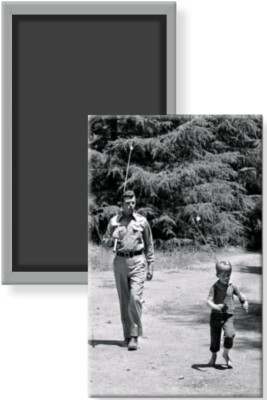 Andy Griffith Show Fridge Magnet 2 x 3 Rigid Opening Scene Going Fishing Opie