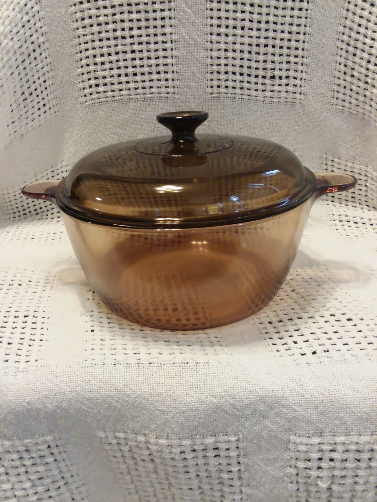 Corning Ware Visions Cookware 4.5L Dutch Oven Stock Pot with Lid Made