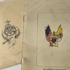 1926 Saginaw Michigan State Council Silver Jubilee Menu Program Envelope