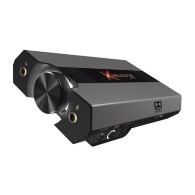 Creative Sound BlasterX G6 Soundkarte USB, Extern, 32-bit, für Gamer, Soundkarte