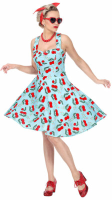 50er Jahre Rock - Satin Rock N Roll Kostüm Für Mädchen