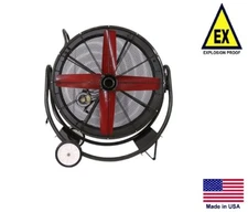 DRUM FAN Explosion Proof - Dolly Mounted - 48" - 1 Hp - 230/460V - 19,460 CFM