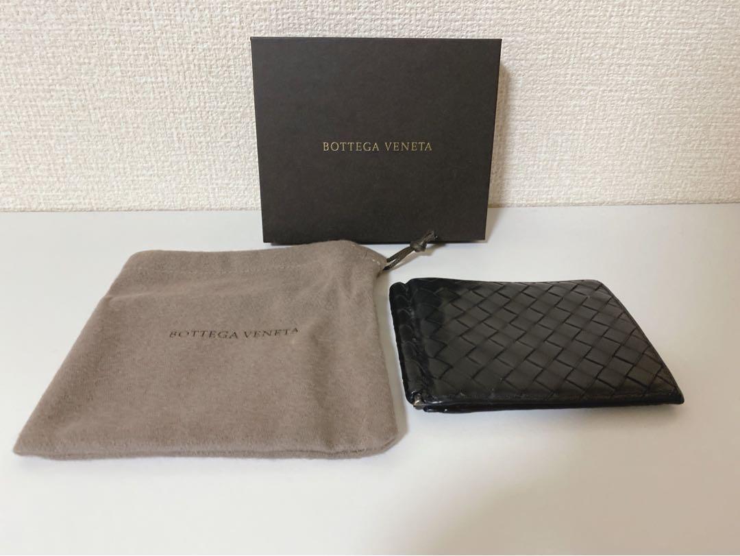 【関税・送料込み】Bottega Veneta Intrecciato Wallet Bottega Veneta Intrecciato Wallet Money Clip Bifold Black