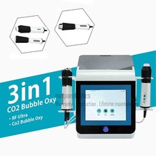3 in 1 Facial O2 CO2 Oxy-gen Bubble Machine R-F Anti Wrinkle Beauty Spa Device-
