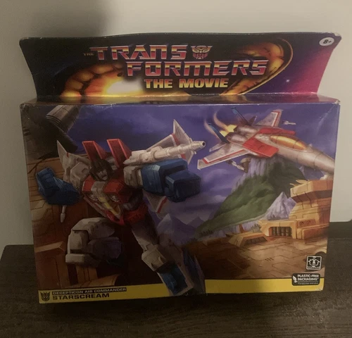 Transformers Retro Transformers The Movie G1 Starscream Action Figure In Hand