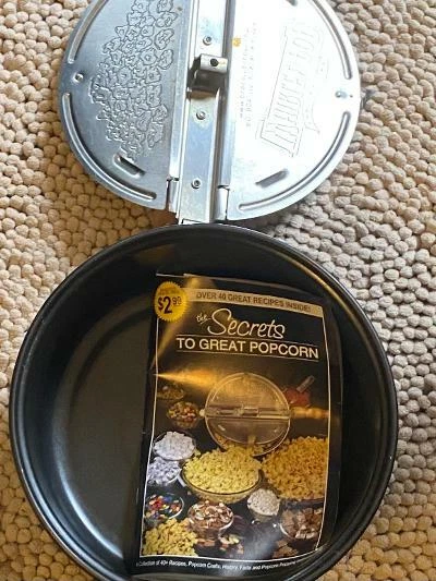 The Genuine Whirley-Pop estufa palomitas de maíz popper negro Foto 3 de 4