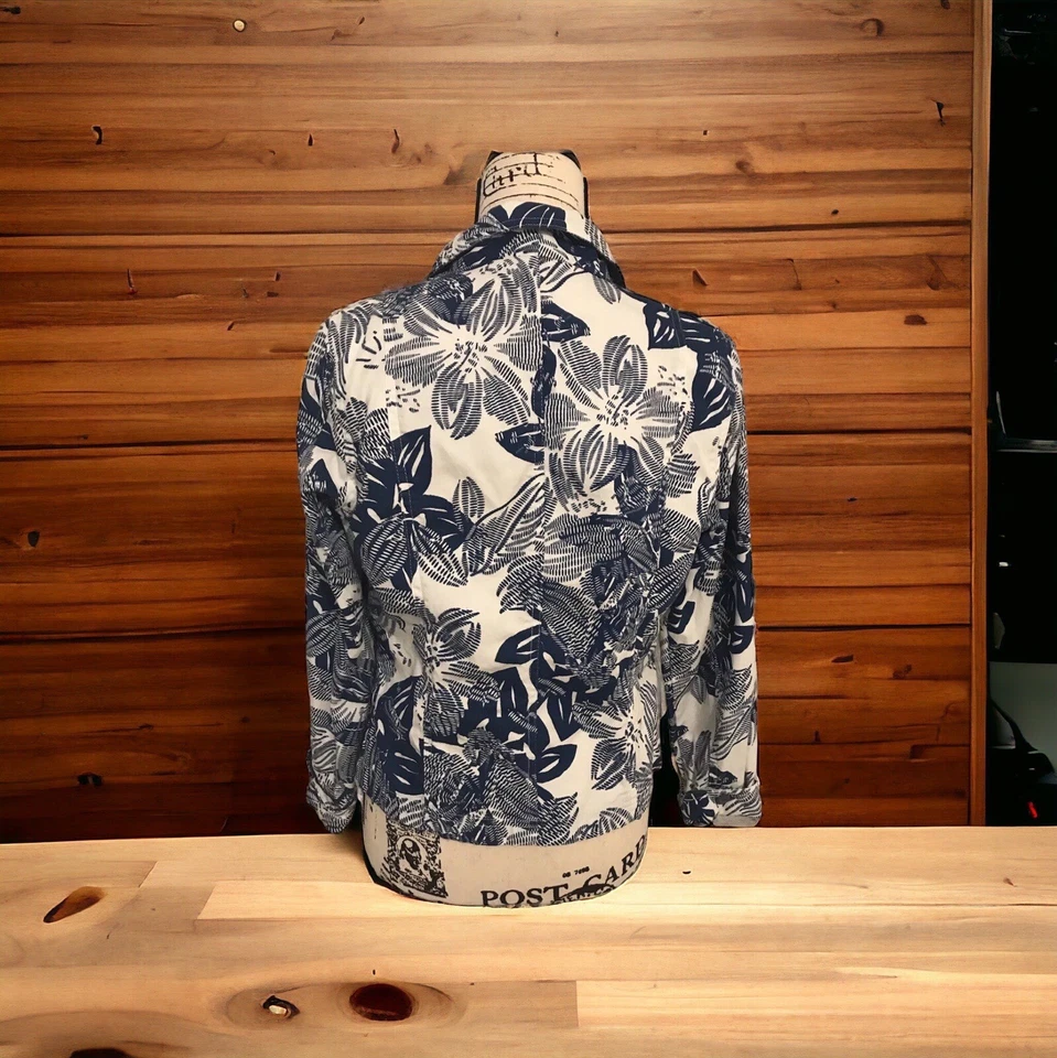 Chaqueta de Moda Goldwater ☼ Creek Mujer Talla PS Azul/Blanco 100% Algodón Foto 3 de 4