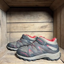 Merrell Hilltop Mid Youth Boys 5M Waterproof Hiking Boot Shoes Quick Close
