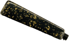 Black with gold speckles Angular Resin Wax Seal Stamp Handle