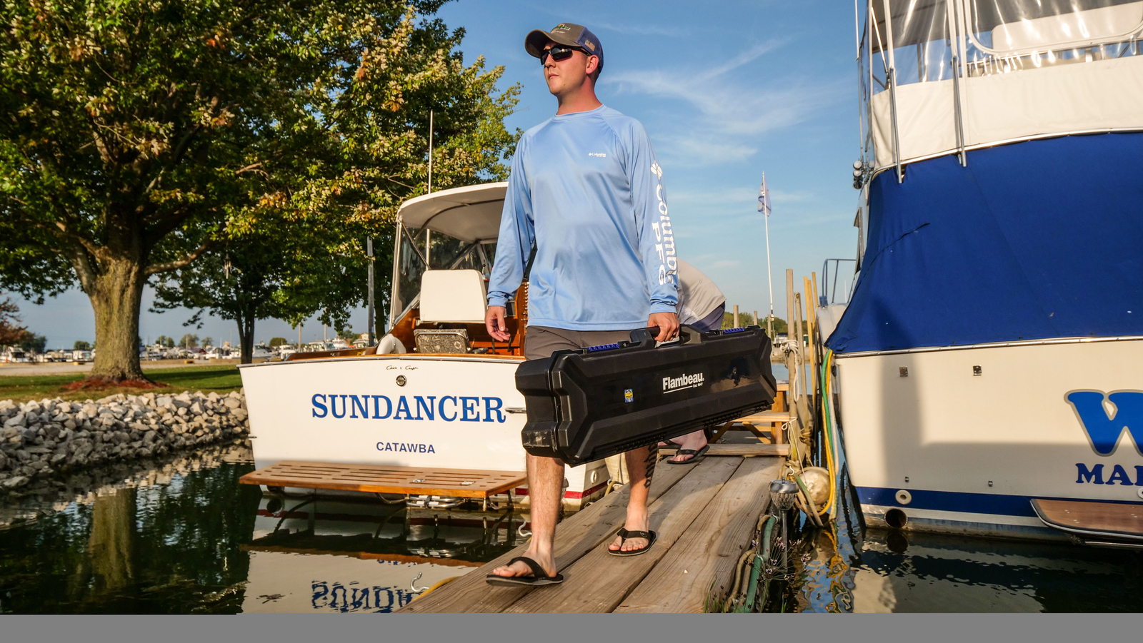 New Flambeau Outdoors 4455BB Rod Bunk Box, Portable Fishing Rod Storage