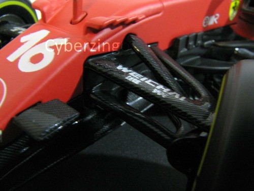 Bburago Ferrari SF21 F1 Charles LeClerc #16 1:18 18-16809 NUEVO EN CAJA - Imagen 8 de 12