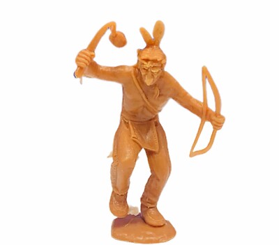 Louis Marx Fort Apache native indian warrior toy soldier figure bow ...