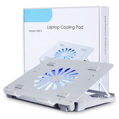 Universal Laptop Cooling Pad Big Fans Gaming Notebook Cooler Fan Dual USB Port