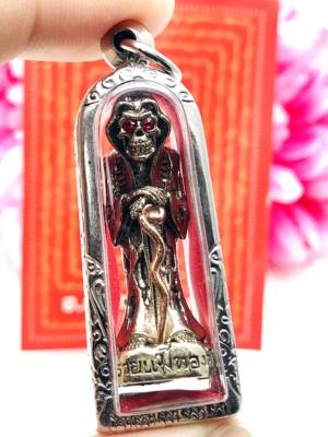 Skull Goddess AC Subin Lotto Casino Gambling Mystical Wizardry Thai Amulet 15636