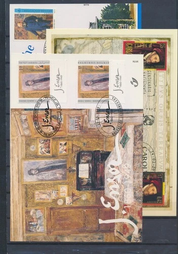 XE60651 Belgium joint issues paintings First Day Sheet used