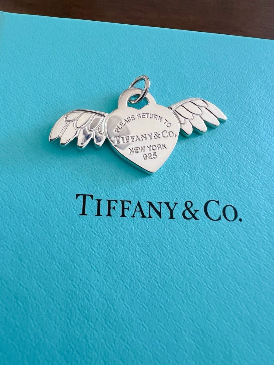 Tiffany ティファニー　エンジェルハートチャーム Tiffany & Co. Return To Tiffany Angel Heart Tag Charm AUTHENTIC