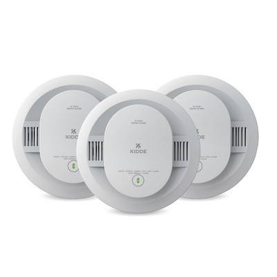 Kidde Detect 3-Pack 10-Year Never Change Battery Operated Smoke Alarm (20SD10)