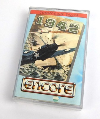 Commodore 64 C64 Spiel -- 1942 (Encore/Elite) -- Tape