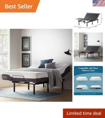 L150 Adjustable Base   Bed Frame with Head and Foot Incline   Wireless Remote...