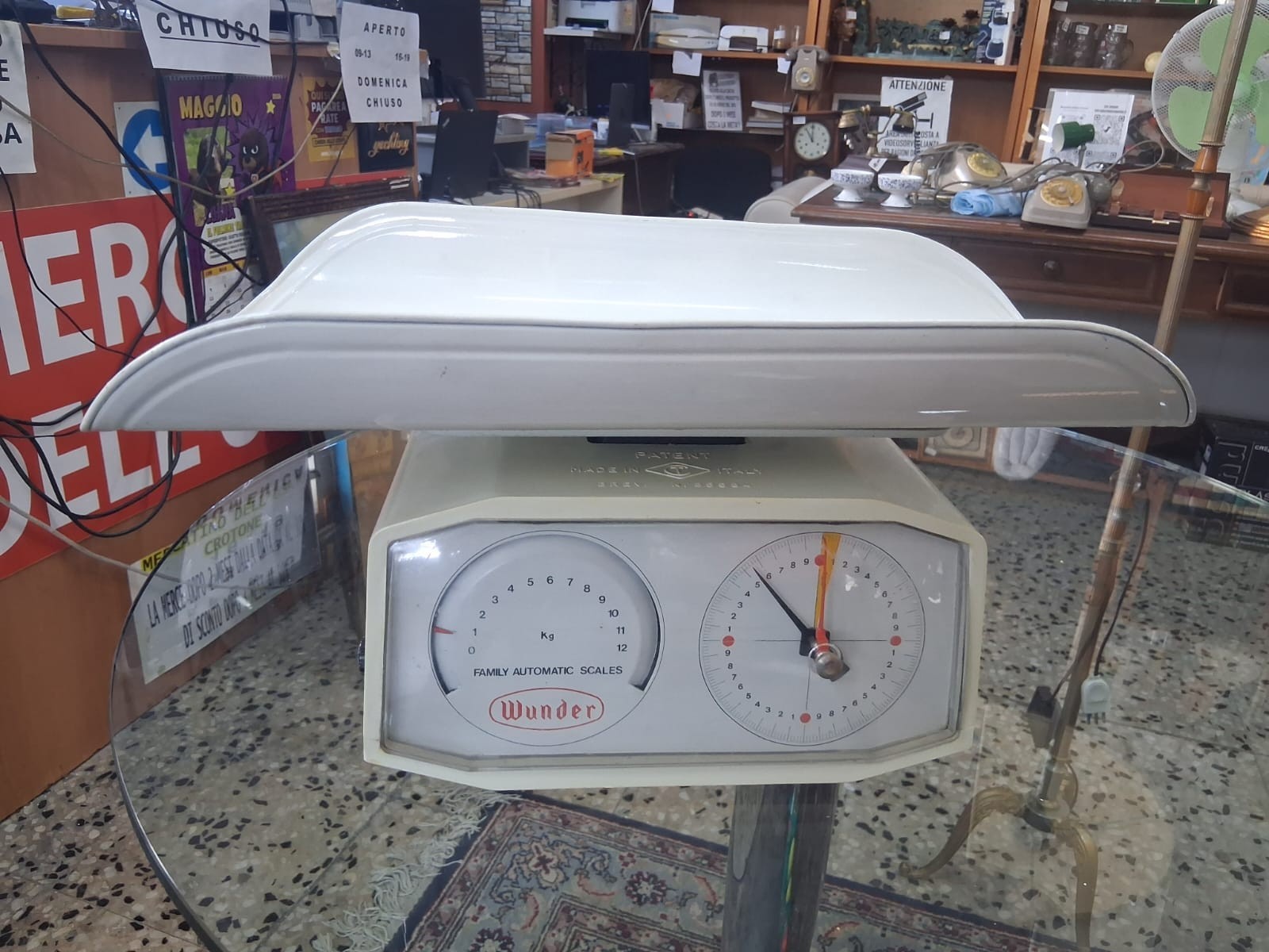 Bilancia Pesabebè / Neonato Vintage WUNDER - Meccanica Originale Made in Italy