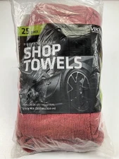 Viking 981610 Automotive Shop Cleaning Towels,14"x12",  25 Pcs
