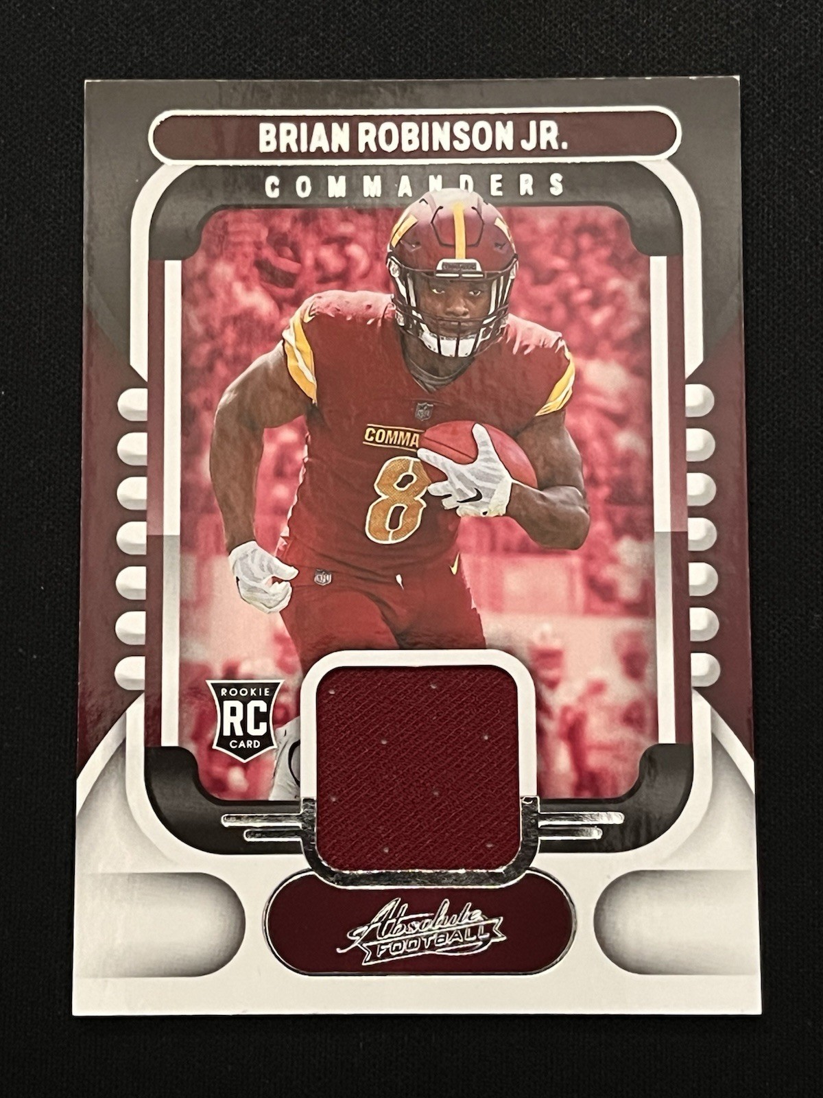 Brian Robinson Jr. Panini Absolute Rookie Materials #ARM27 Base