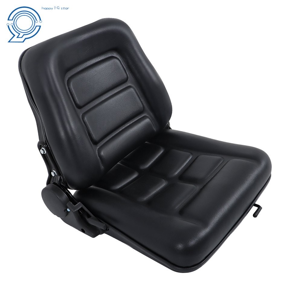 Forklift Tractor Seat Folding Replacement Suspension Adjustable Backrest New