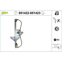 1X Fensterheber Valeo 851422 Passend FüR Nissan