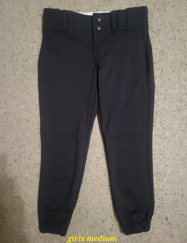 Champro Athletic Girl's Girls Medium Black Softball Pants