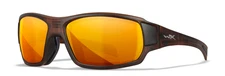 Wiley X  Breach Matte Hickory Brown Frame with CAPTIVATE™ Polarized Bronze Mirro
