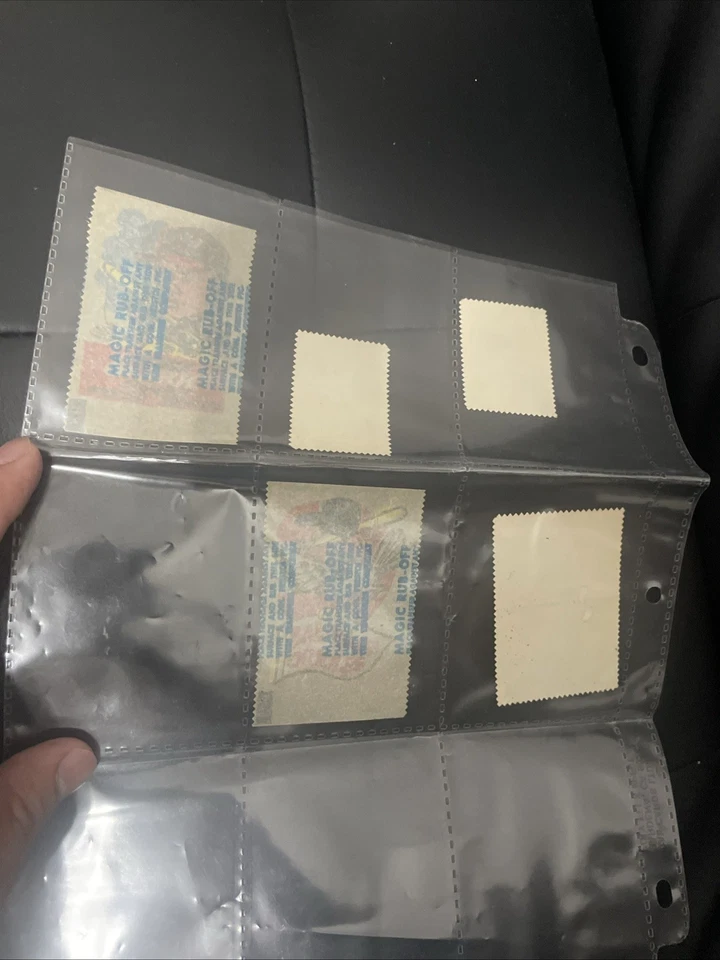 Topps 1961 панели бейсбольных марок и волшебные стирания РЕДКАЯ ВИНТАЖНАЯ КОЛЛЕКЦИЯ - Изображение 2 из 4