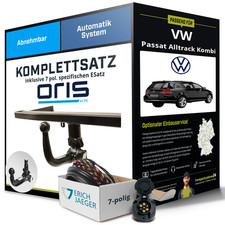 Anhängerkupplung ORIS abnehmbar für VW Passat Alltrack Kombi +E-Satz NEU kpl.