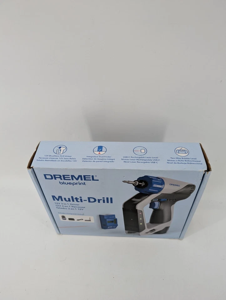 Dremel Blueprint 12V 3-in-1 Driver Multi-Drill Kit (F013DD12AA) - Image 2 of 4