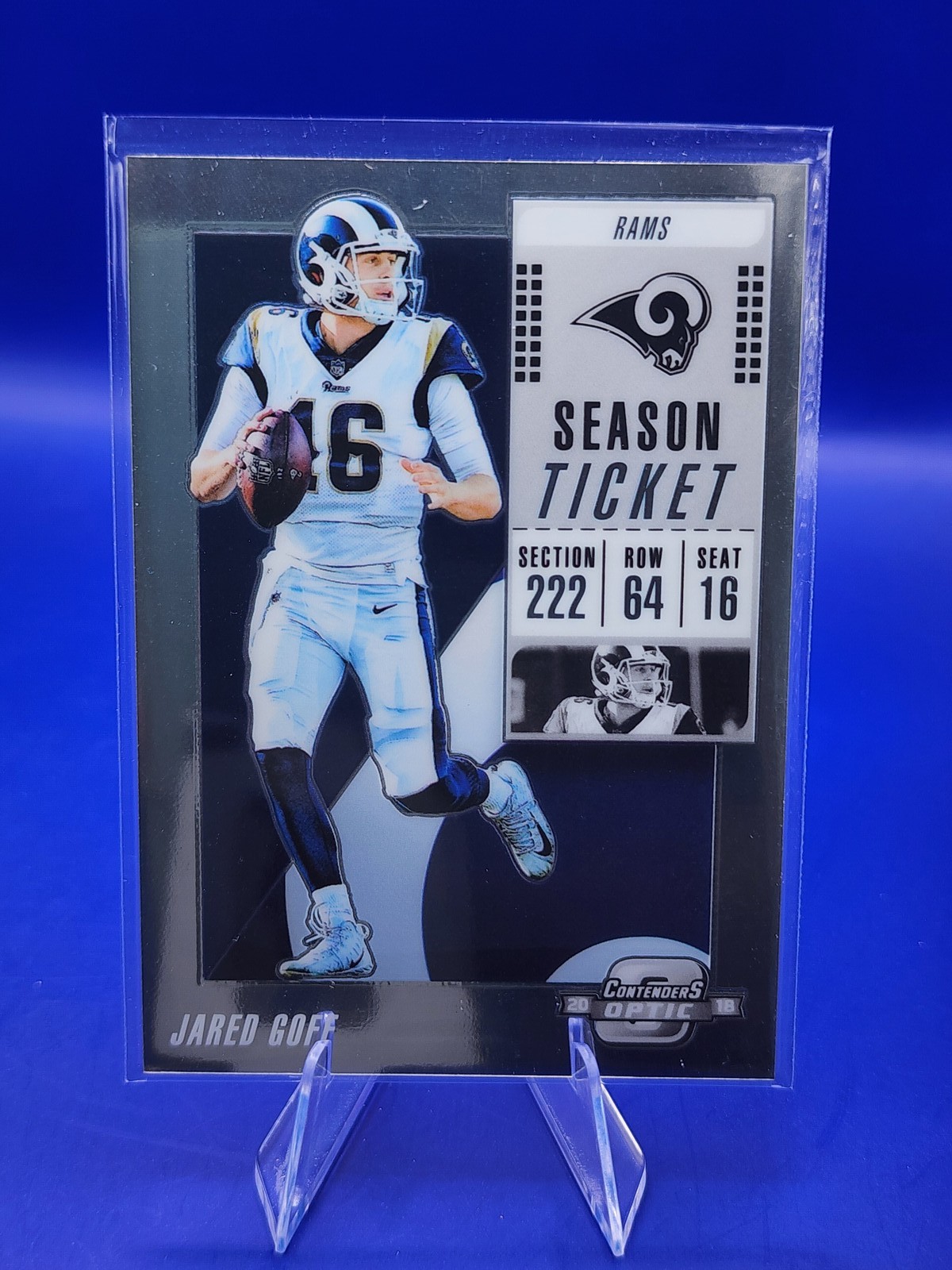 Jared Goff 2018 Panini Contenders Optic #42 Los Angeles Rams - A56