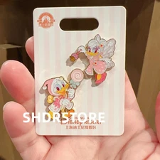 Disney Pin authentic 2025 Christmas donald daisy duck shanghai disneyland