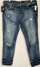 PRPS AMERICAN JAPANESE LE SABRE STRETCH DISTRESSED TAPERED SLIM JEANS 40x33 NWT