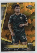 2024 Topps Chrome MLS Sapphire Edition Gold 48/50 David Ayala #98 10v8