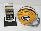 DONALD DRIVER signed PACKERS mini helmet JSA COA