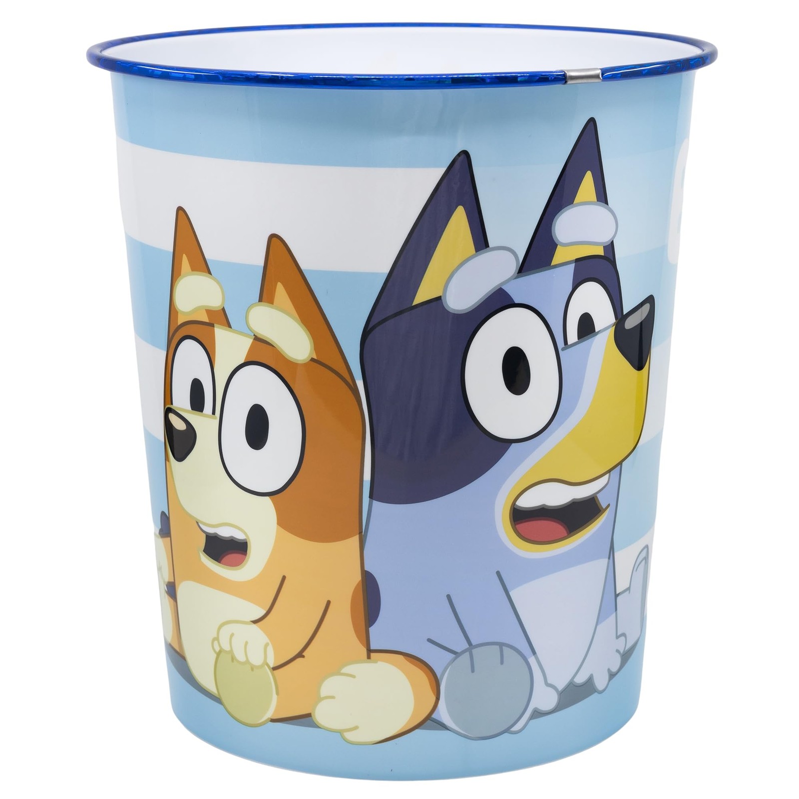 Bluey Blue Bin With Click-Lock Lid - Blue - Image 2