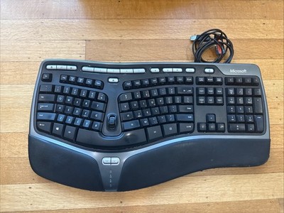 Microsoft Natural Ergonomic Keyboard 4000 v1.0 Model KU-0462 USB Tested