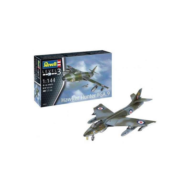 Revell 63833 Hawker Hunter FGA.9 coffret maquette pour modéliste débutant