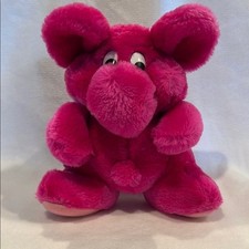 Vintage 1991 Eastman Kodak Kolorkins Pink Plush Toy "Rewind" 10"