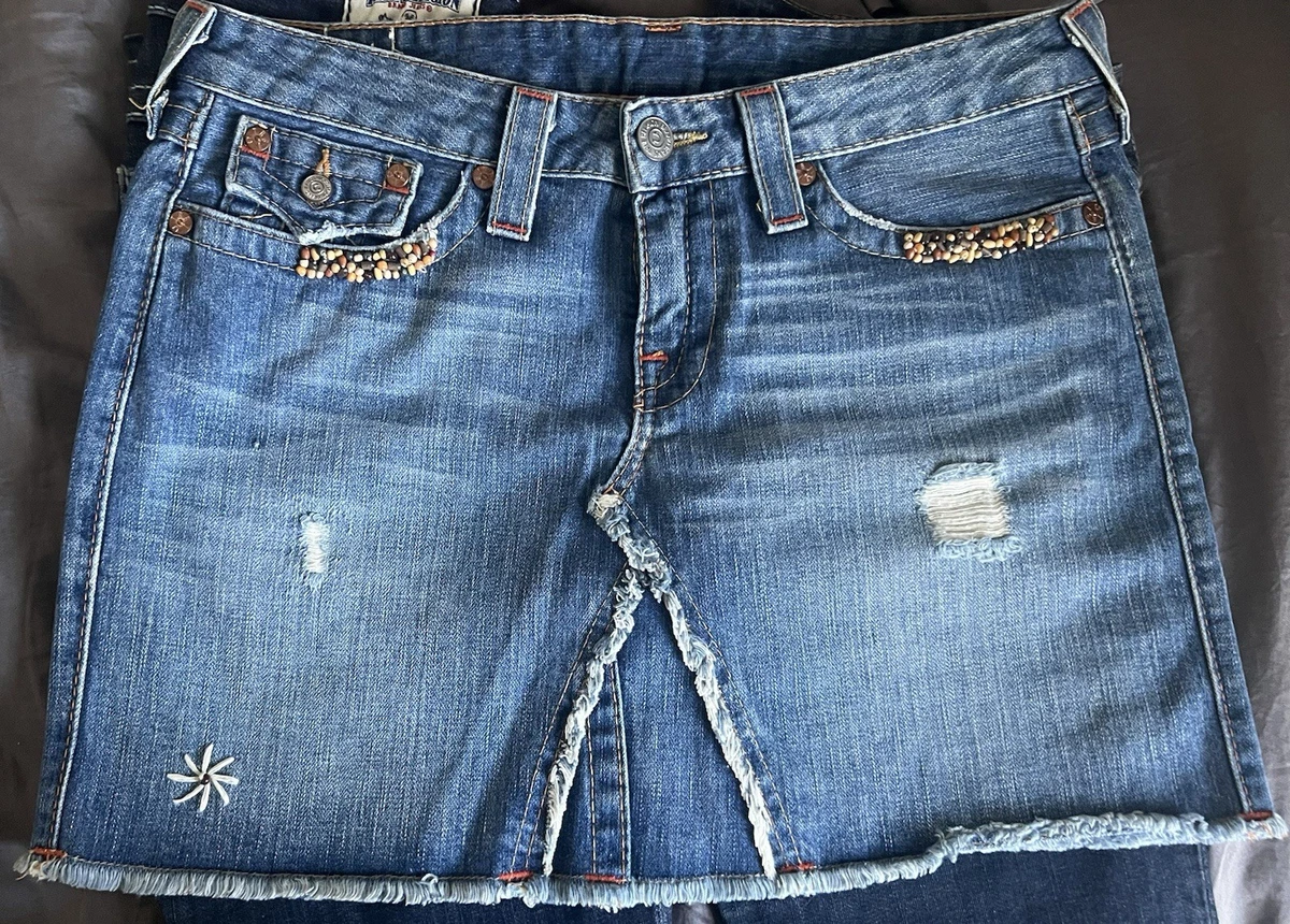 true religion jean skirt products for sale | eBay