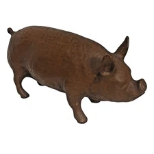 Collectible Resin Pig Hog Swine Farmhouse Figurine Statue Country