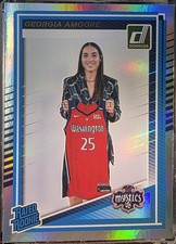 2025 Donruss WNBA Silver Holo Georgia Amoore RC Washington Mystics