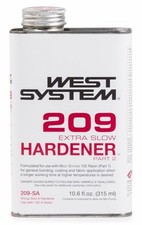 West Systems 209-SA Pint Extra Slow Hardener Resin Part 2  10.6 fl. oz. 315 ml