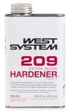 West Systems 209-SA Pint Extra Slow Hardener Resin Part 2 ~ 10.6 fl. oz. 315 ml