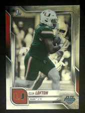 2025 Bowman Chrome U Elija Lofton Rookie RC #106 Miam Hurricanes 1st Bowman